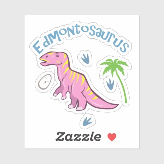 Cute Edmontosaurus Sticker (Vel)