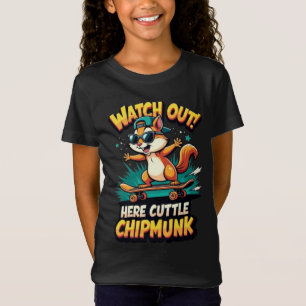 🐿️Cute Eekhoorn Kids Grappige Cartoon Dierenontwe T-shirt