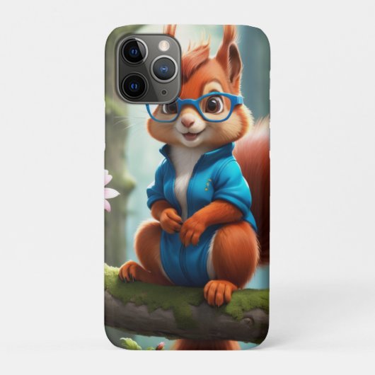 Cute Eekhoorn op de tak van boom Case-Mate iPhone Case (Achterkant)