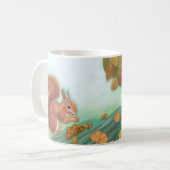 Cute eekhoorntjes Voorbeelden van hazelnoten Koffiemok (Voorkant links)