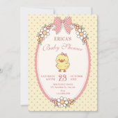Cute eend baby shower kaart (Voorkant)