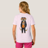 Cute Eend Cartoon Kids T-Shirt (Achterkant volledig)