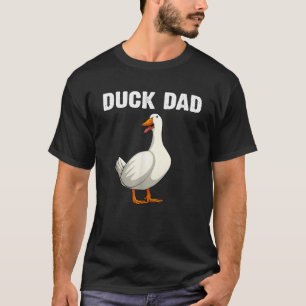 Cute eend ontwerp voor vader mannen watervogels vo t-shirt