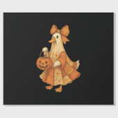 Cute Eend Patchwork Halloween Feest Cadeaupapier (Vlak)