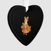 Cute Eend Patchwork Halloween Feest Ornament (voorkant)