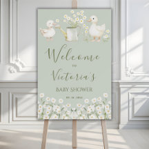 Cute Eenden & Madeliefjes Baby Shower