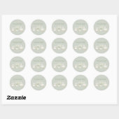 Cute Eenden & Madeliefjes Dank Je Sticker (Vel)