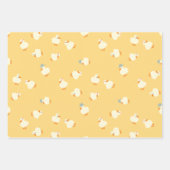 Cute Eenden Set Van 3 Baby Shower Inpakpapier Vel (Voorkant 2)