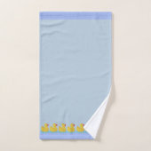 Cute Eendjes op Lichtblauw Bad Handdoek (Handdoek)