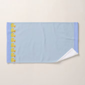 Cute Eendjes op Lichtblauw Bad Handdoek (Handdoek)