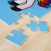 CUTE EENHOORN 8X10 LEGPUZZEL (Zijkant)