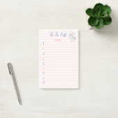 Cute Eenhoorn Gestreept Takenlijst Post-it® Notes (Kantoor)