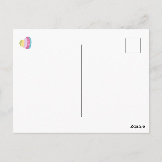 Cute Eenhoorn Kat - Aangepaste Leeftijd Kinderen V Briefkaart (Achterkant)