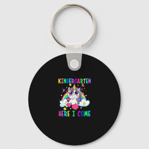 Cute Eenhoorn Kleuterschool Hier Kom Ik School Kin Sleutelhanger