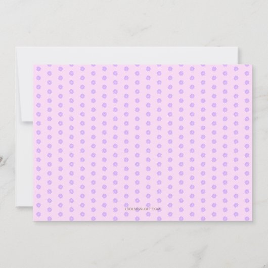 Cute Eenhoorn Meisje Verjaardagsfeestje 5 jaar Kaart (Achterkant)