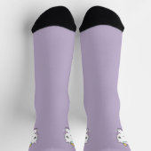 Cute Eenhoorn Paars Sokken (Top)
