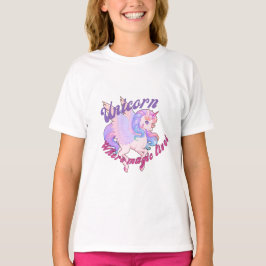 Cute eenhoorn t-shirt ontwerp 