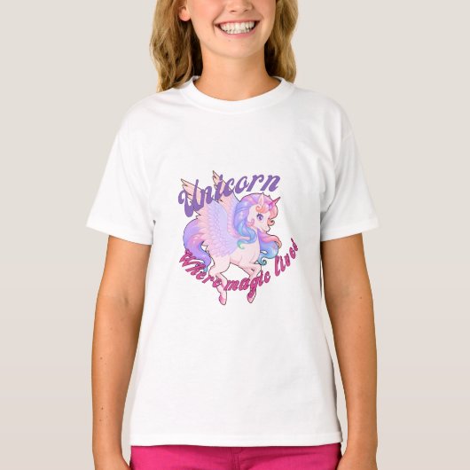 Cute eenhoorn t-shirt ontwerp (Voorkant)
