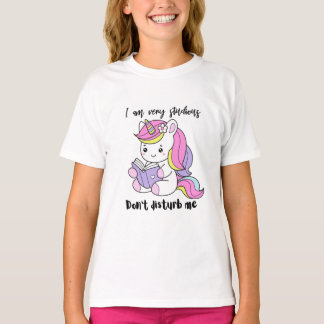 Cute eenhoorn t-shirt ontwerp