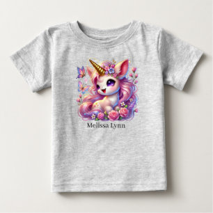 Cute eenhoorn voeg naam fantasie toe