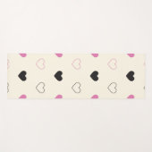 Cute Eenvoudig Hartpatroon Yogamat (Voorkant (horizontaal))