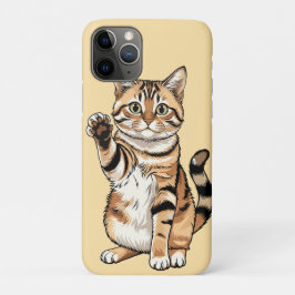 Cute eenvoudig ontwerp mannen kattenliefhebber Case-Mate iPhone case