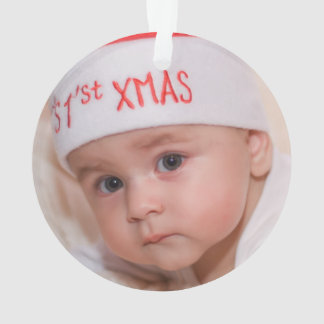 Cute Eerste Kerst Reindeer Ornament voor Jongens