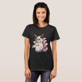 Cute Eevee Evolution T-Shirt - Kawaii Anime Eevee  (Voorkant volledig)