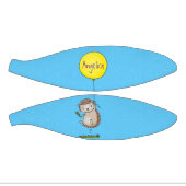 Cute egel en ballonpatroon van cartoon basketbal (Panelen)