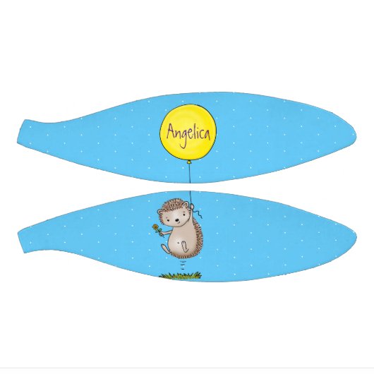 Cute egel en ballonpatroon van cartoon basketbal (Panelen)