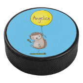 Cute egel en ballonpatroon van cartoon hockey puck (3/4)