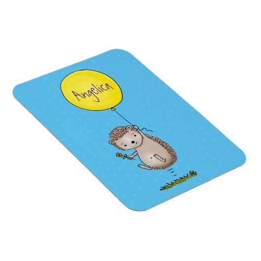 Cute egel en ballonpatroon van cartoon magneet (Rechterzijde)