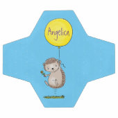 Cute egel en ballonpatroon van cartoon voetbal (Enkel)