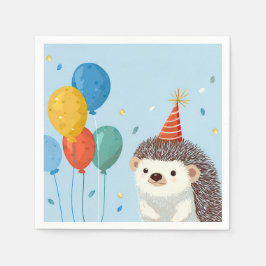 Cute Egel Feest Papier Servet