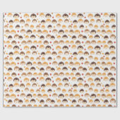 Cute egelpatroon cadeaupapier (Vlak)