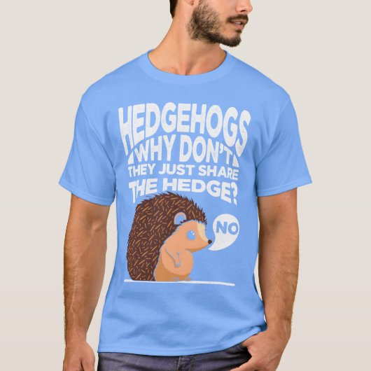 Cute egels cadeau t-shirt (Voorkant)