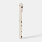 Cute Egeltje en Paddenstoelen Bos Patroon iPhone 15 Case (Rechterkant)