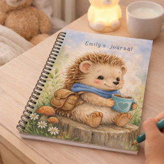 Cute Egeltje Persoonlijk Kinderdagboek Notitieboek