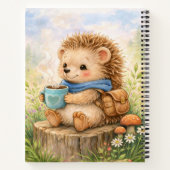 Cute Egeltje Persoonlijk Kinderdagboek Notitieboek (Achterkant)