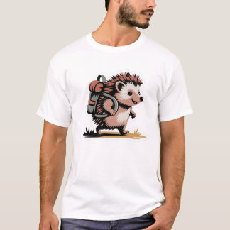 Cute Egeltje Rugzak T-Shirt Design