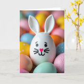 Cute Egg Friend Verjaardagskaart Kaart (Gele Bloem)