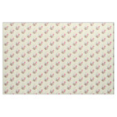 Cute Egg, Roze Flamingo & Bunny, Waterverf Stof (Yard (91,4 cm))