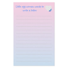 Cute Egg Writing Paper