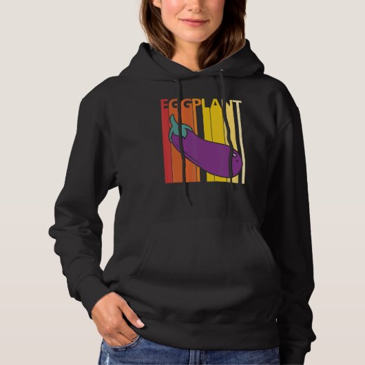 Cute Eggplant Hoodie (Voorkant)