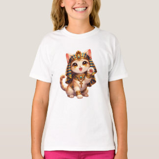 Cute Egyptische Kat Kinderen T-Shirt – Oud Egypte
