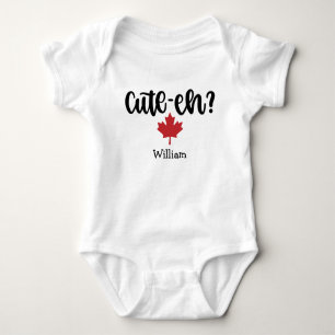 Cute-eh Canadian Funny Romper