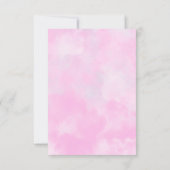 Cute Eiffel Tower Pink Happy Birthday Post Kaart (Achterkant)