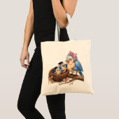 Cute eindexamenvogeltas tote bag (Voorkant (product))