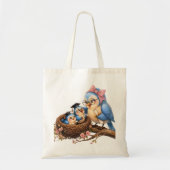 Cute eindexamenvogeltas tote bag (Voorkant)