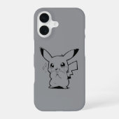Cute Electric Creature Line Art Design iPhone 16 Hoesje (Achterkant)